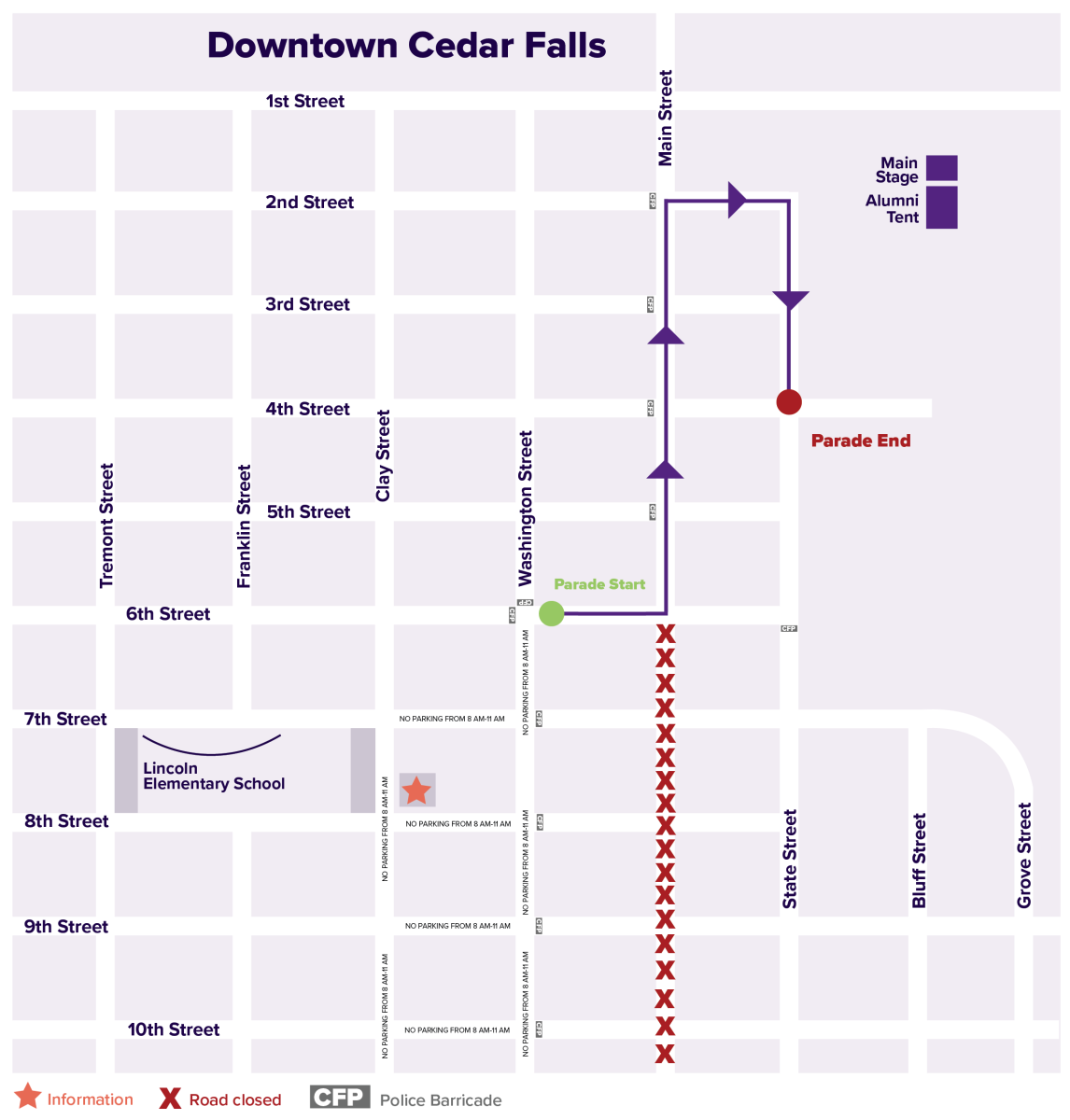 Parade 2024 Route Map Pdf Aleda Aundrea